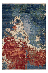 Designer Rug - 187 x 122 cm - multicolored