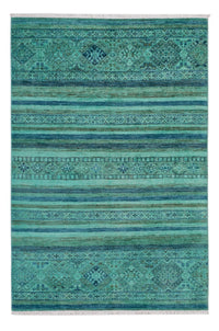 Ziegler Rug - Modern - Vintage/Overdyed - 177 x 118 cm - turquoise