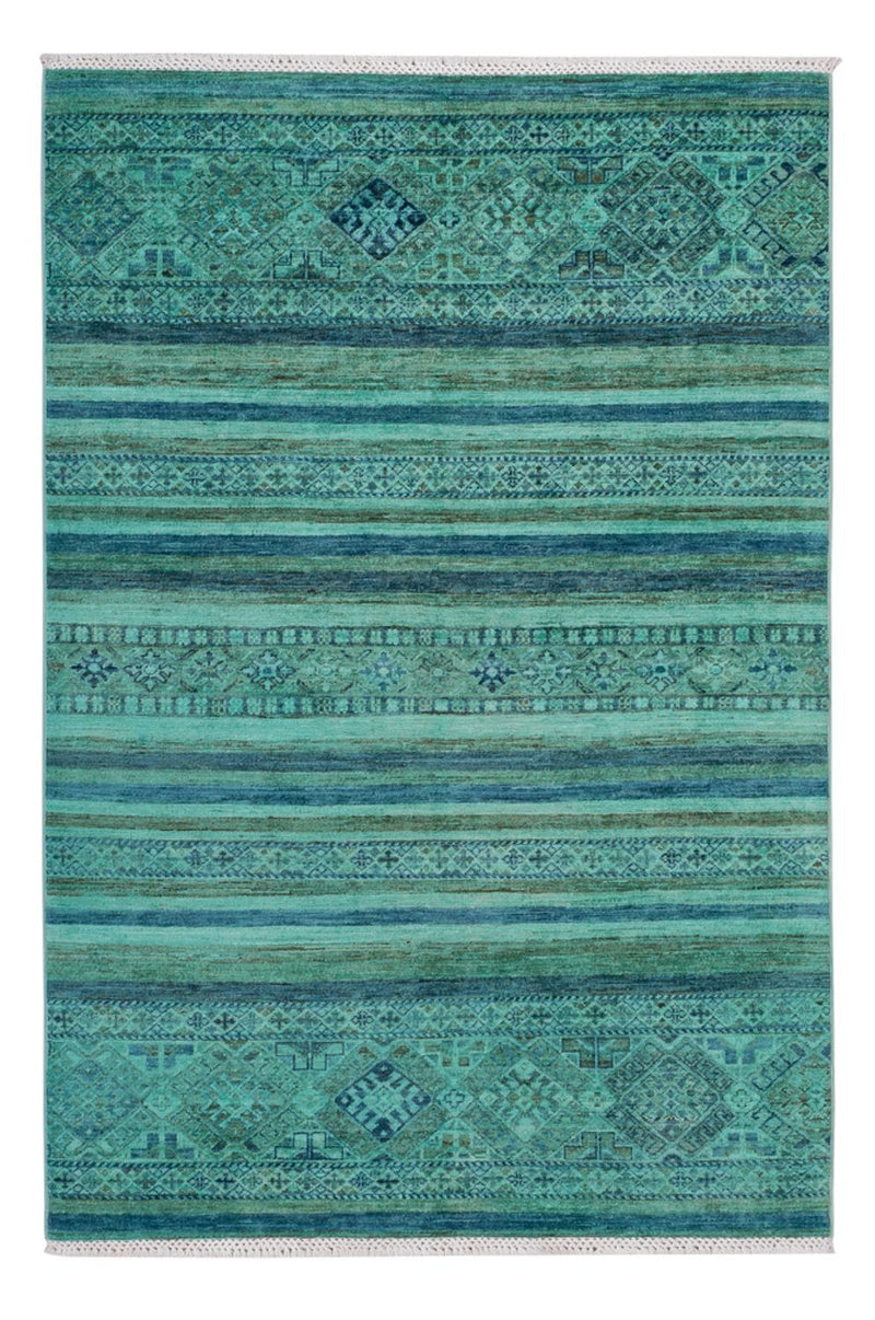 Ziegler Rug - Modern - Vintage/Overdyed - 177 x 118 cm - turquoise