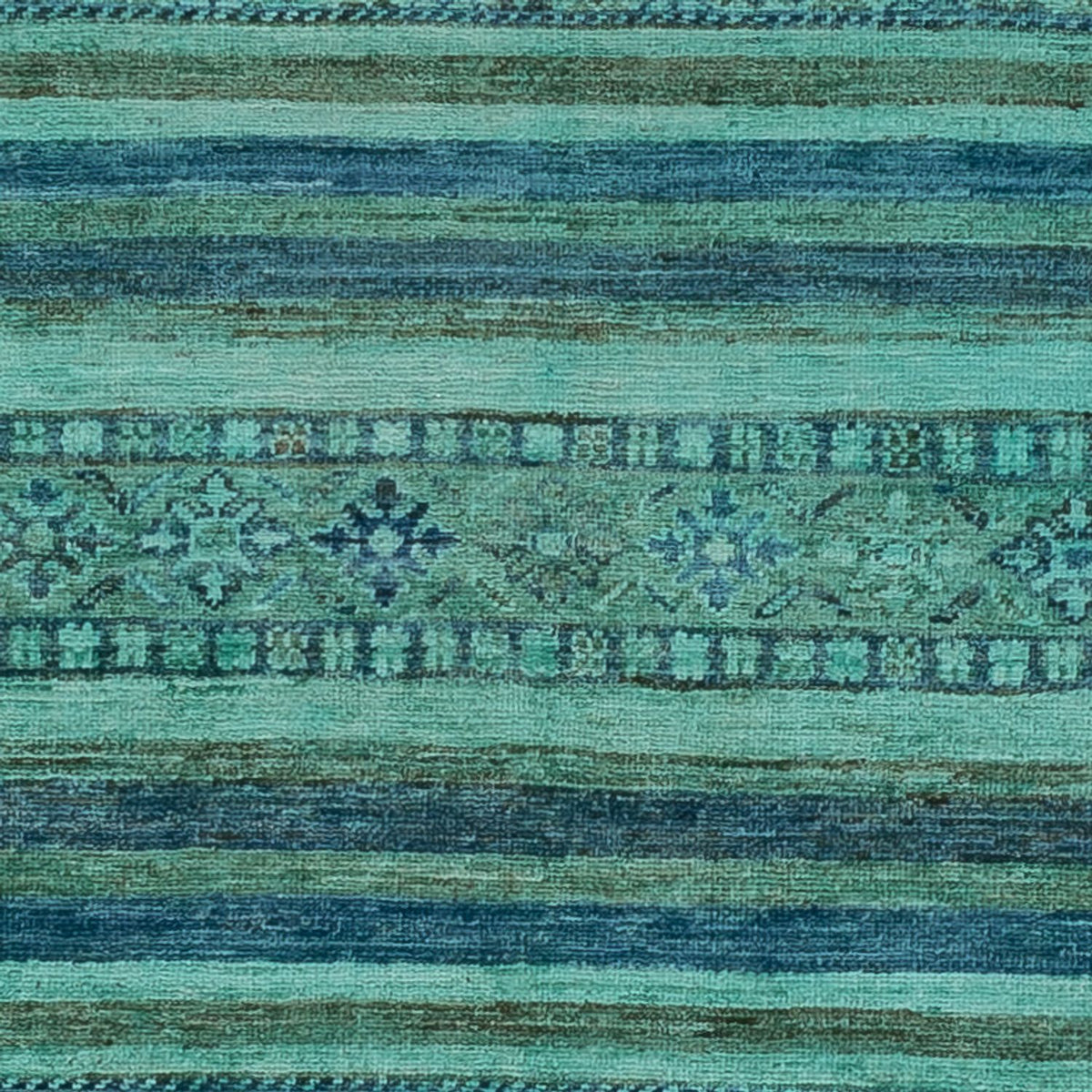 Ziegler Rug - Modern - Vintage/Overdyed - 177 x 118 cm - turquoise
