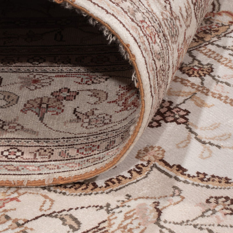 Silk Rug - Chinese Silk - 183 x 122 cm - cream