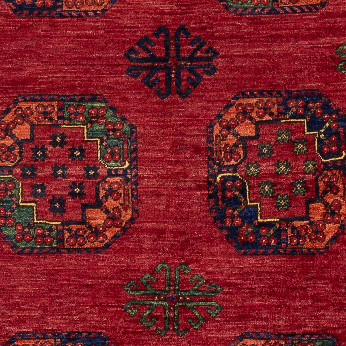 Afghan Rug - Kunduz - 222 x 154 cm - red