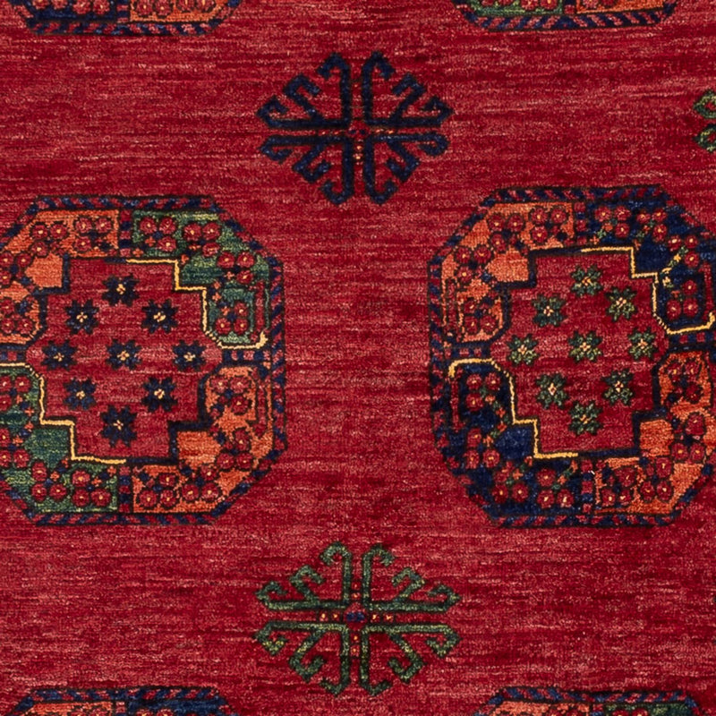Afghan Rug - Kunduz - 222 x 154 cm - red