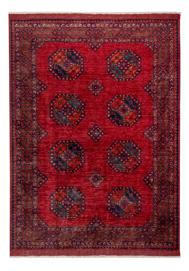 Afghan Rug - Kunduz - 240 x 174 cm - red