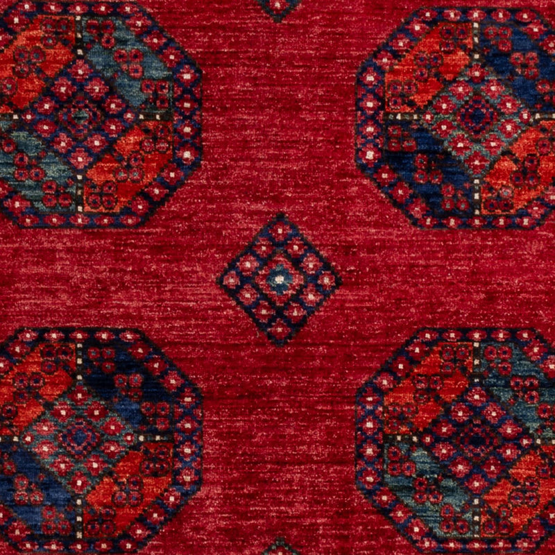 Afghan Rug - Kunduz - 240 x 174 cm - red
