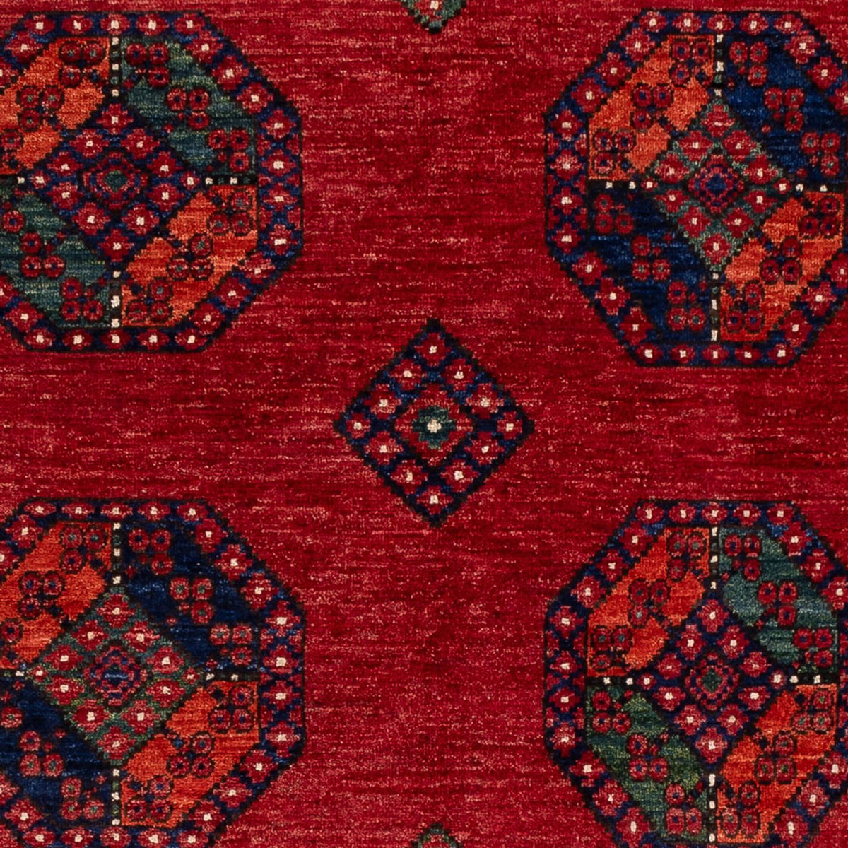 Afghan Rug - Kunduz - 256 x 176 cm - red