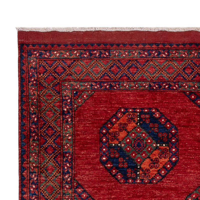Afghan Rug - Kunduz - 256 x 176 cm - red