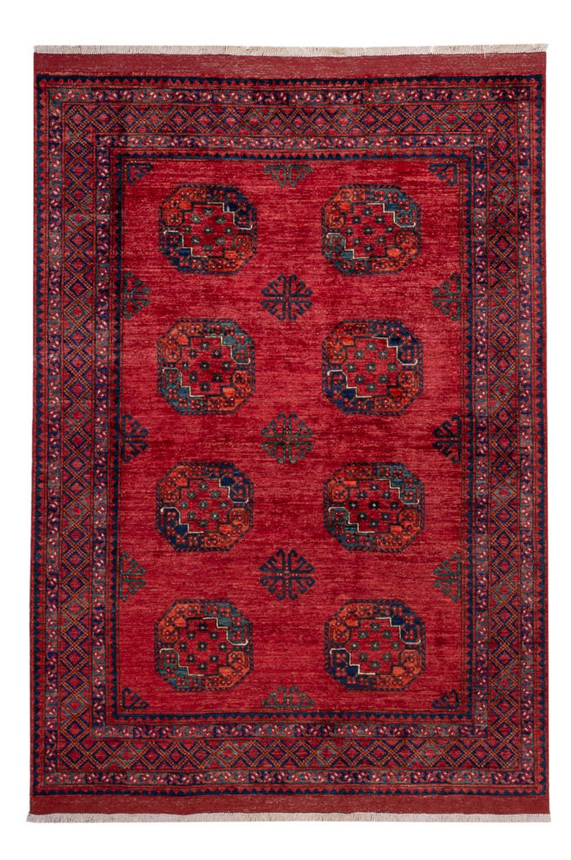 Afghan Rug - Kunduz - 235 x 173 cm - red