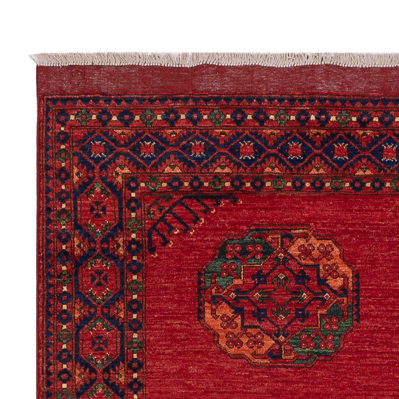 Afghan Rug - Kunduz - 241 x 177 cm - red
