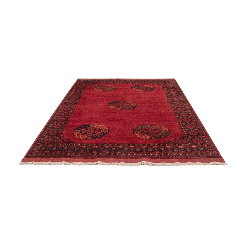 Afghan Rug - Kunduz - 241 x 177 cm - red