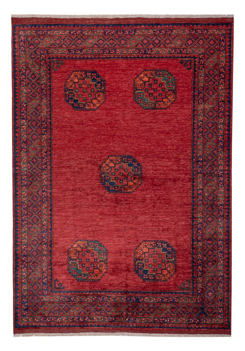Afghan Rug - Kunduz - 238 x 172 cm - red