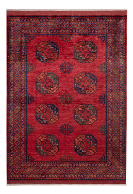 Afghan Rug - Kunduz - 243 x 177 cm - red