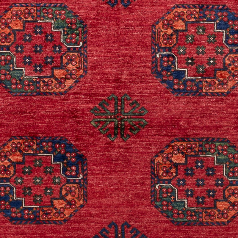 Afghan Rug - Kunduz - 243 x 177 cm - red