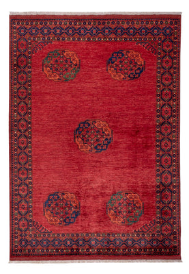 Afghan Rug - Kunduz - 243 x 175 cm - red