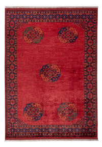 Afghan Rug - Kunduz - 243 x 175 cm - red