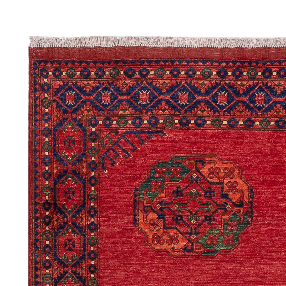 Afghan Rug - Kunduz - 243 x 175 cm - red
