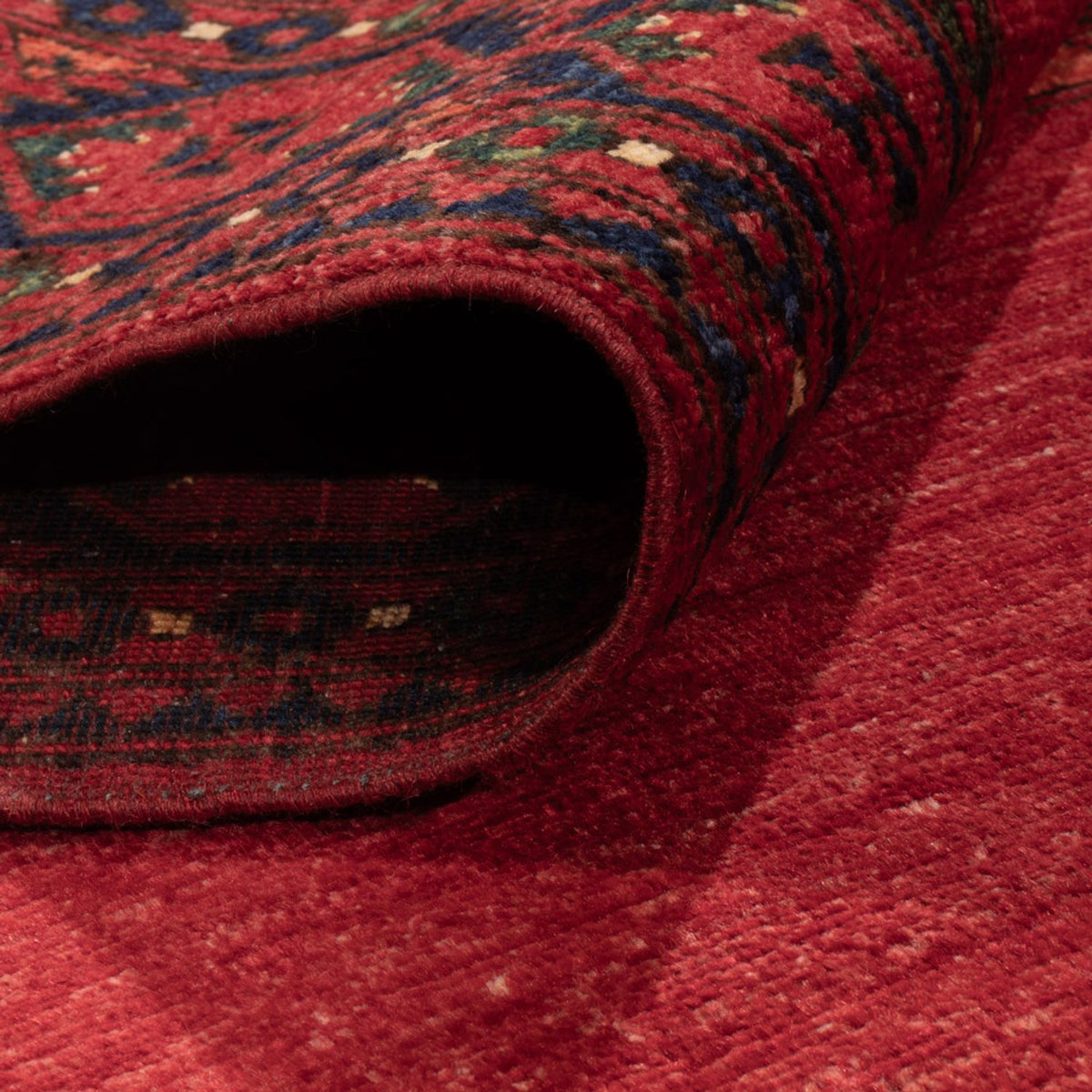 Afghan Rug - Kunduz - 243 x 175 cm - red