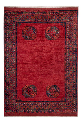 Afghan Rug - Kunduz - 240 x 173 cm - red