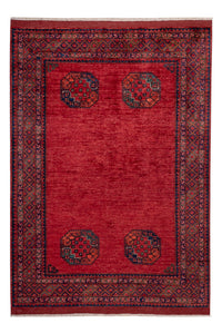 Afghan Rug - Kunduz - 240 x 173 cm - red