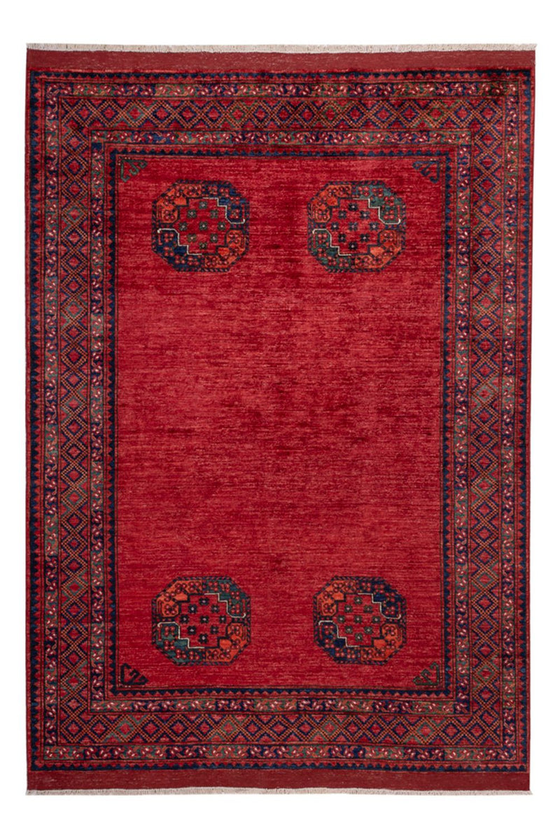 Afghan Rug - Kunduz - 240 x 173 cm - red
