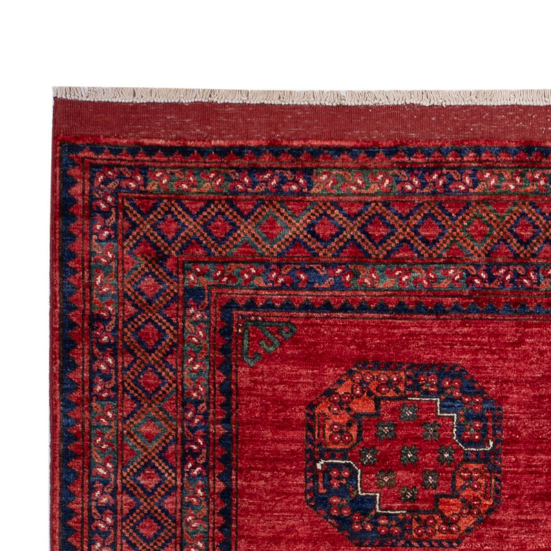 Afghan Rug - Kunduz - 240 x 173 cm - red