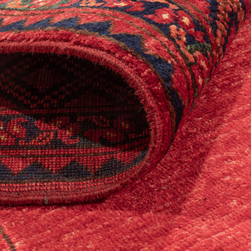Afghan Rug - Kunduz - 241 x 175 cm - red