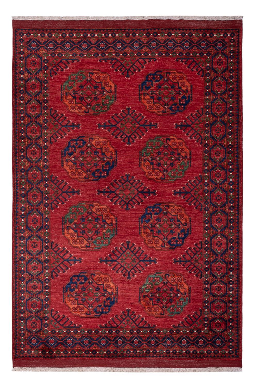 Afghan Rug - Kunduz - 239 x 165 cm - red