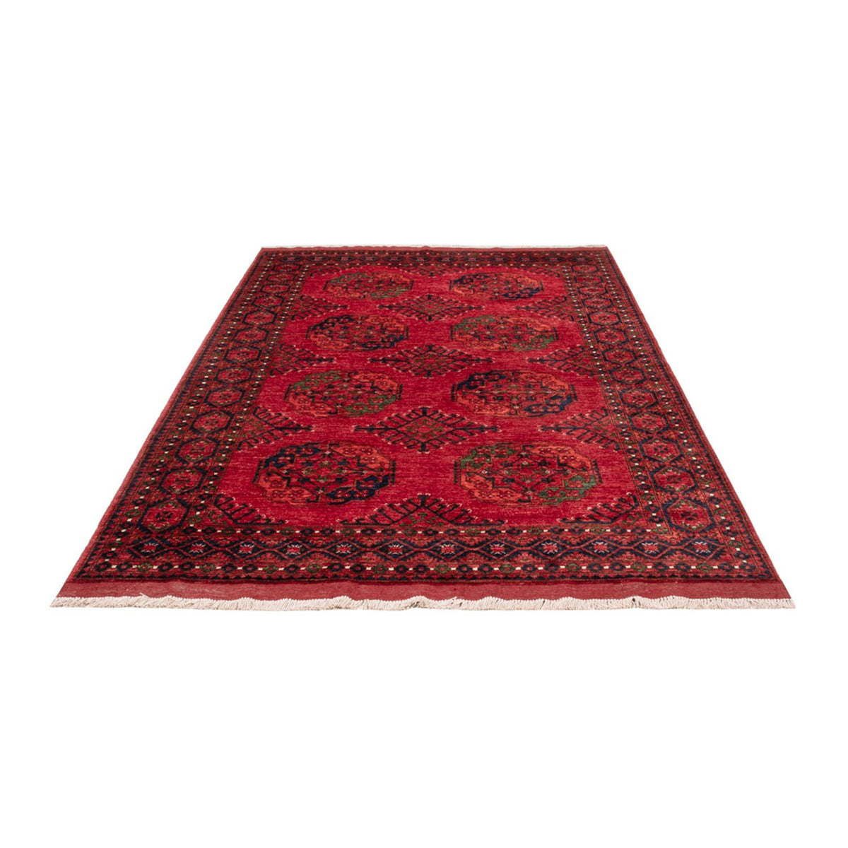Afghan Rug - Kunduz - 239 x 165 cm - red