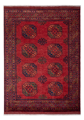 Afghan Rug - Kunduz - 246 x 180 cm - red