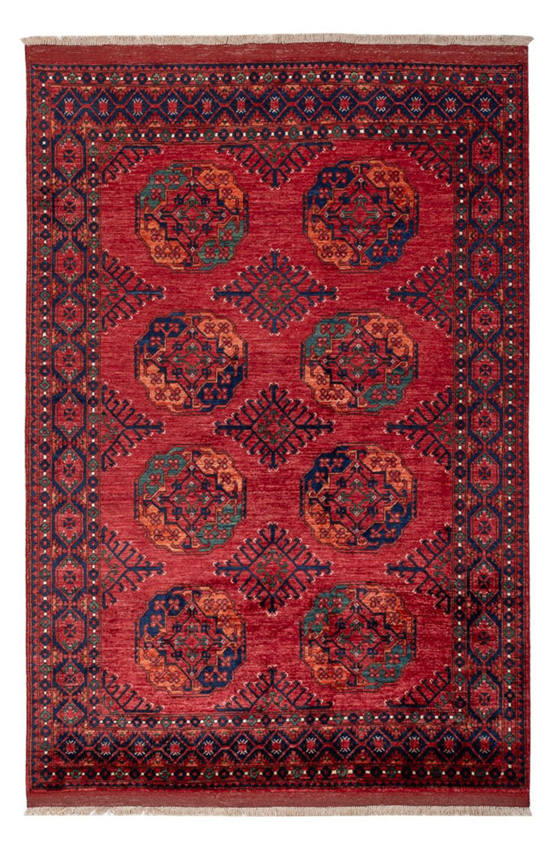 Afghan Rug - Kunduz - 234 x 176 cm - red