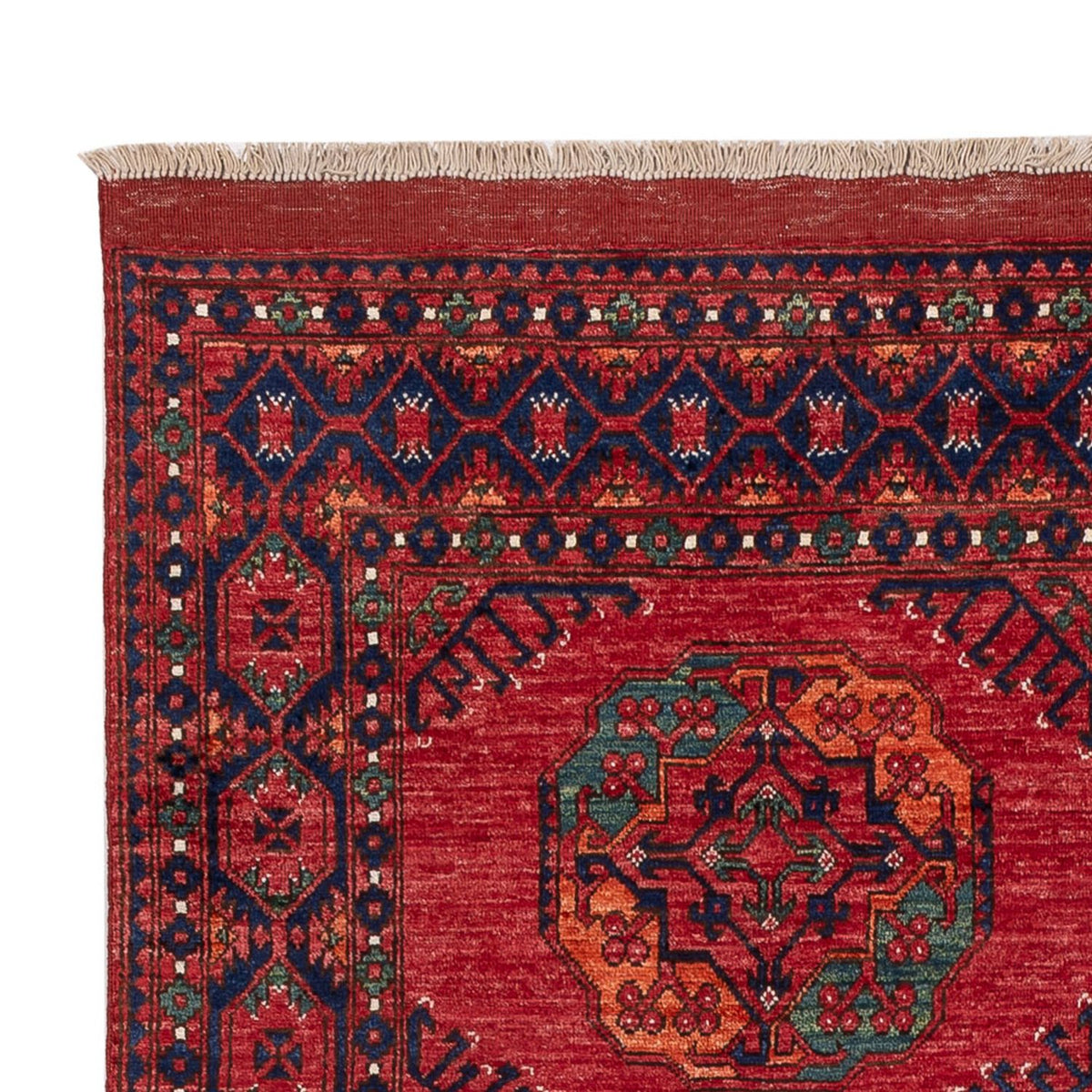 Afghan Rug - Kunduz - 234 x 176 cm - red