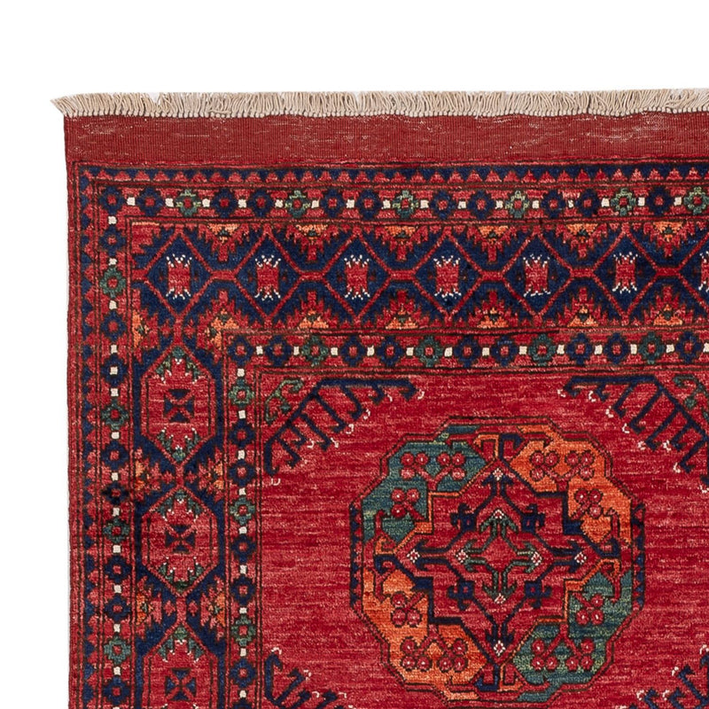 Afghan Rug - Kunduz - 234 x 176 cm - red