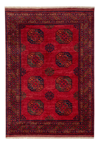Afghan Rug - Kunduz - 242 x 171 cm - red