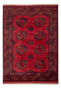 Afghan Rug - Kunduz - 241 x 176 cm - red
