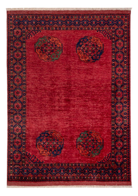 Afghan Rug - Kunduz - 244 x 177 cm - red
