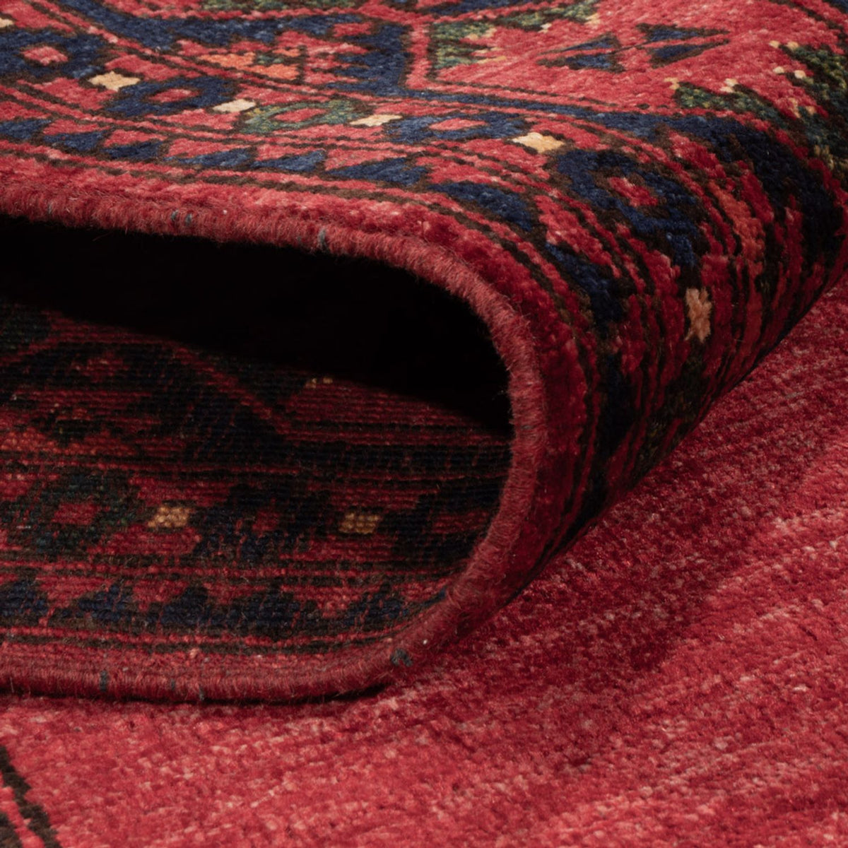 Afghan Rug - Kunduz - 244 x 177 cm - red