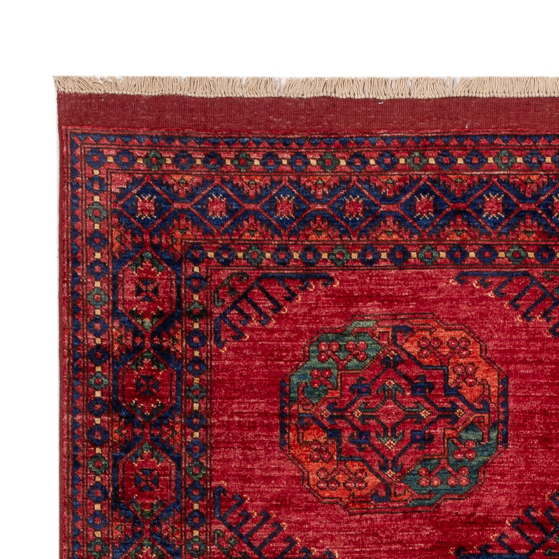 Afghan Rug - Kunduz - 241 x 174 cm - red