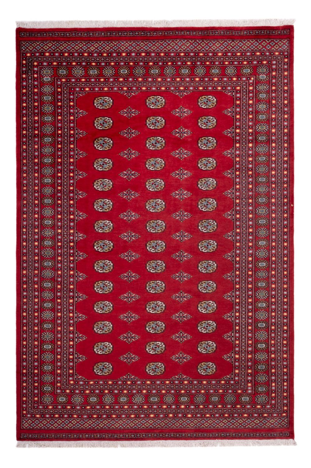 Afghan Rug - Bukhara - 302 x 200 cm - red