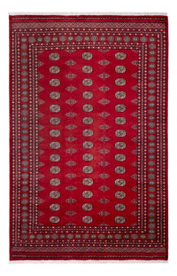 Afghan Rug - Bukhara - 306 x 202 cm - red