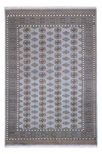 Afghan Rug - Bukhara - 300 x 204 cm - light grey