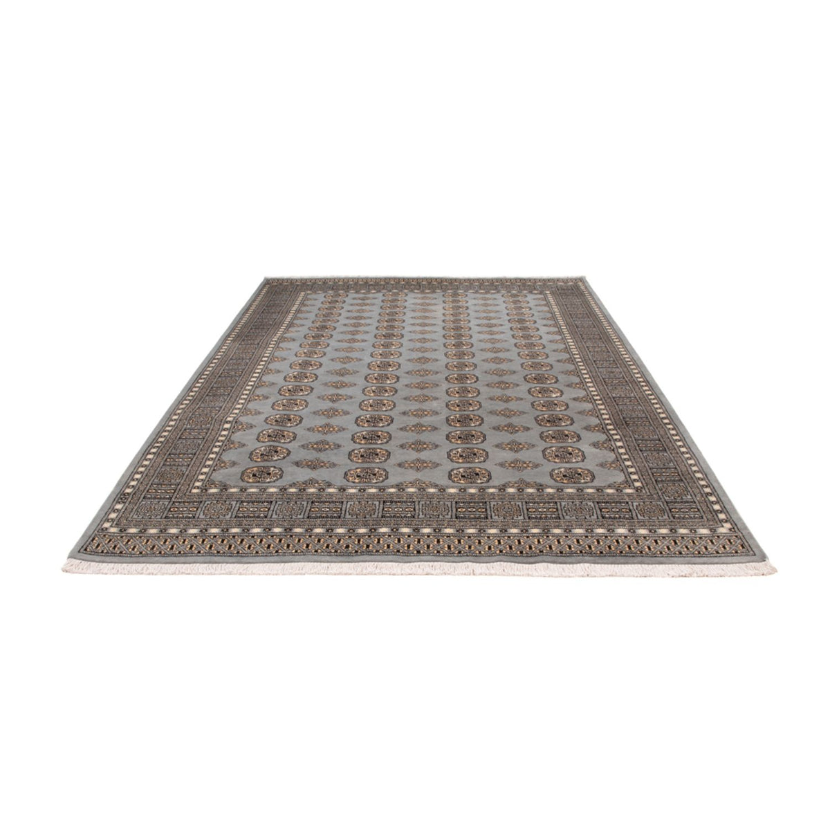 Afghan Rug - Bukhara - 300 x 204 cm - light grey