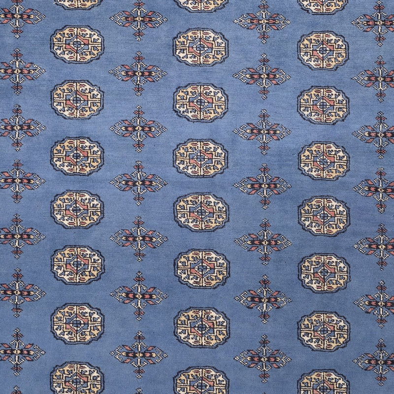 Afghan Rug - Bukhara - 305 x 249 cm - blue
