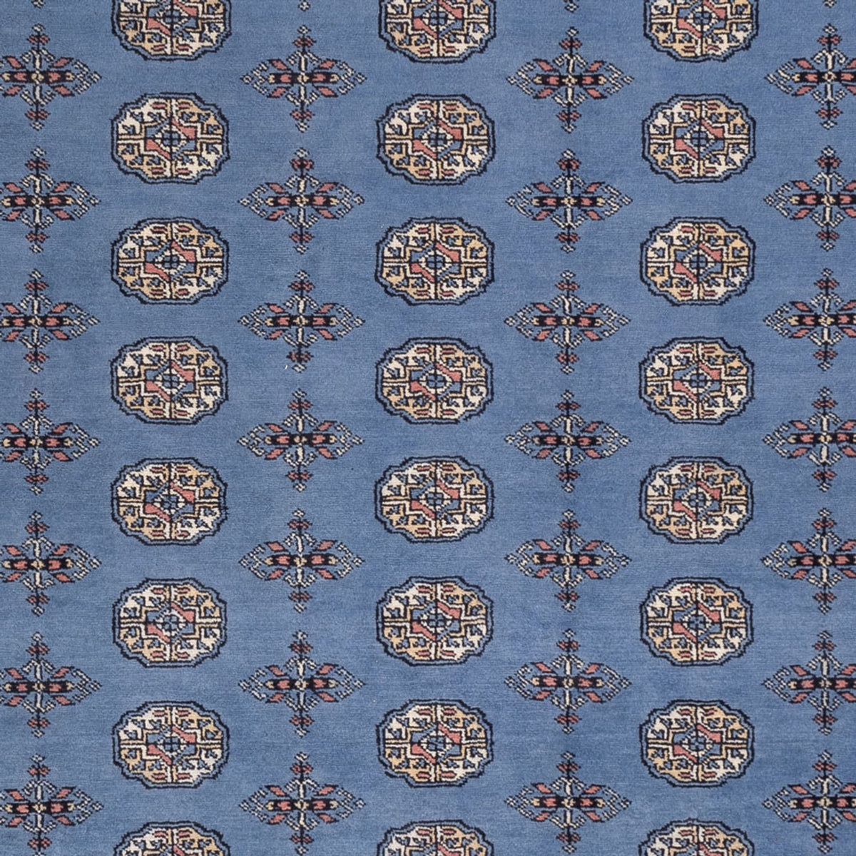 Afghan Rug - Bukhara - 297 x 250 cm - blue