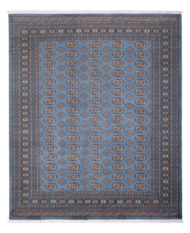 Afghan Rug - Bukhara - 305 x 249 cm - light blue