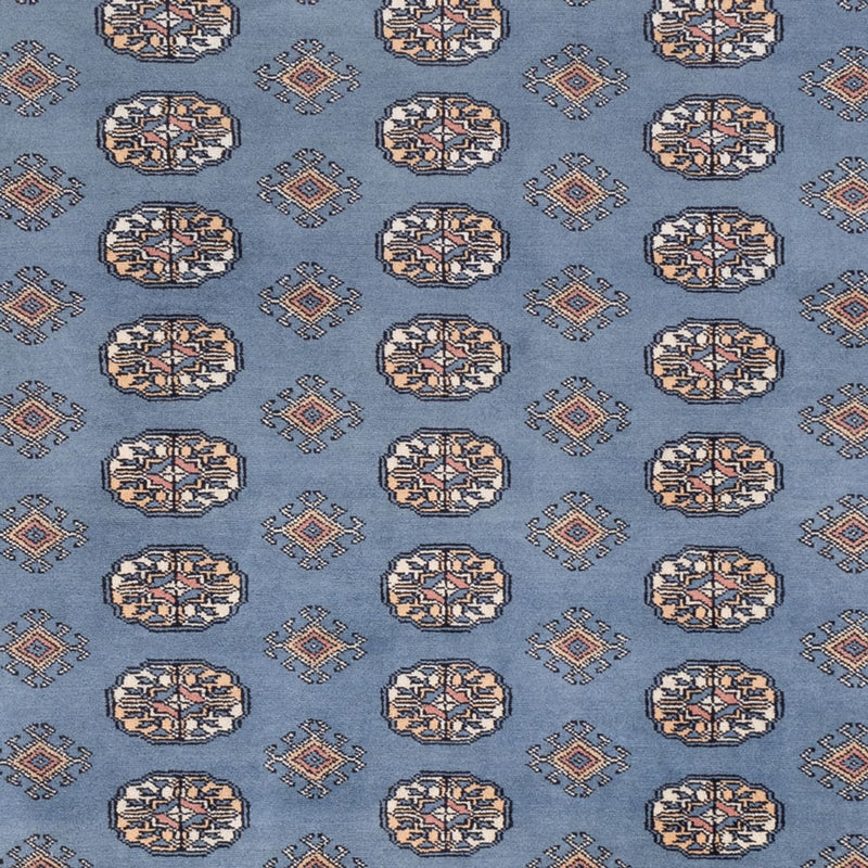 Afghan Rug - Bukhara - 305 x 249 cm - light blue