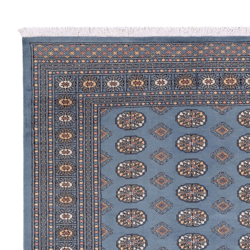 Afghan Rug - Bukhara - 305 x 249 cm - light blue