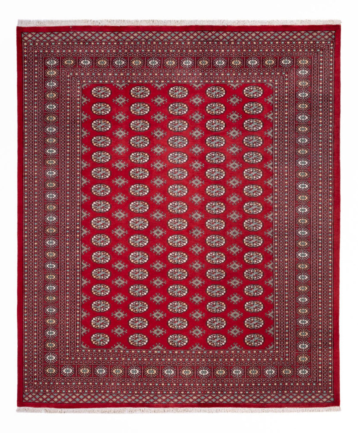 Afghan Rug - Bukhara - 296 x 250 cm - red