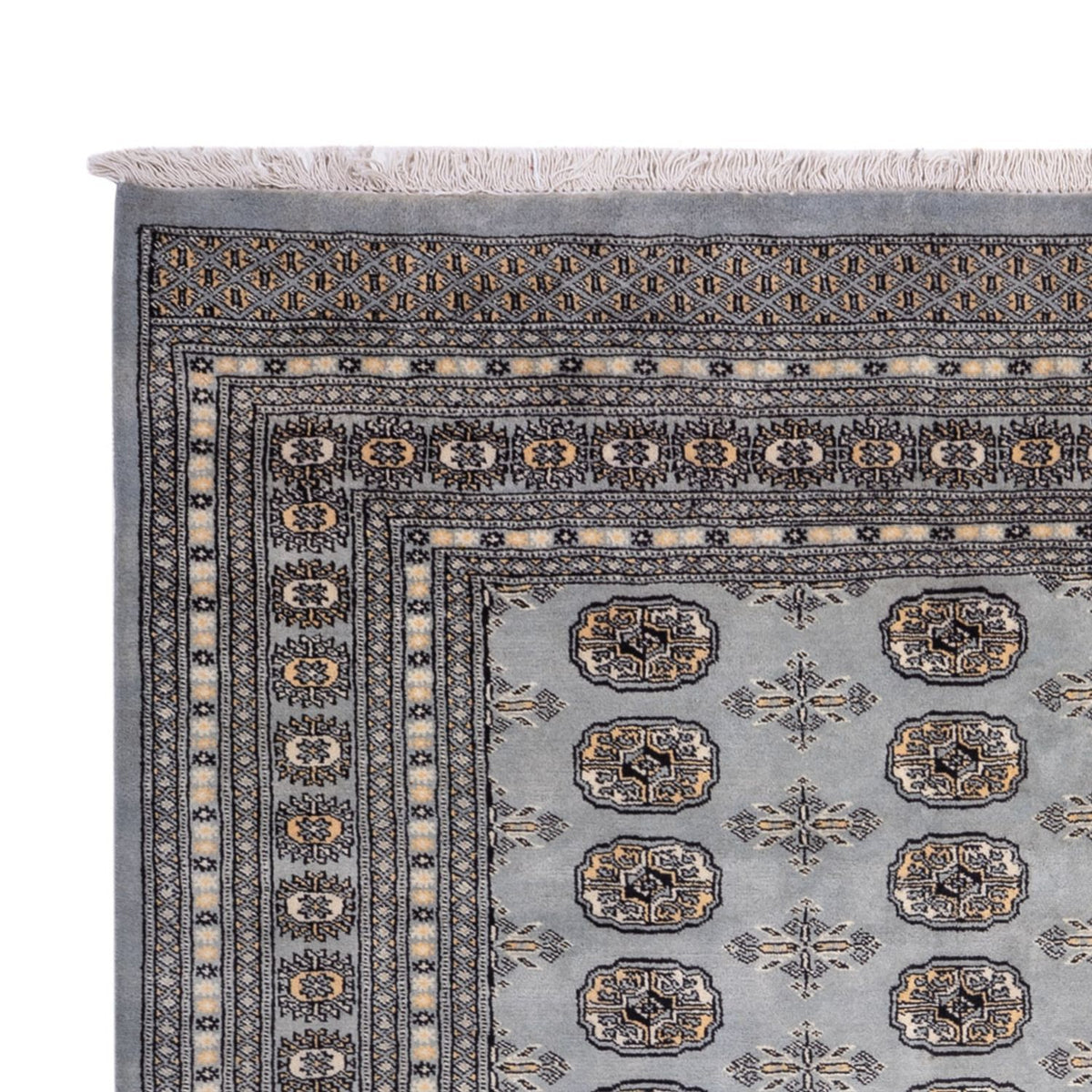 Afghan Rug - Bukhara - 310 x 207 cm - sky blue