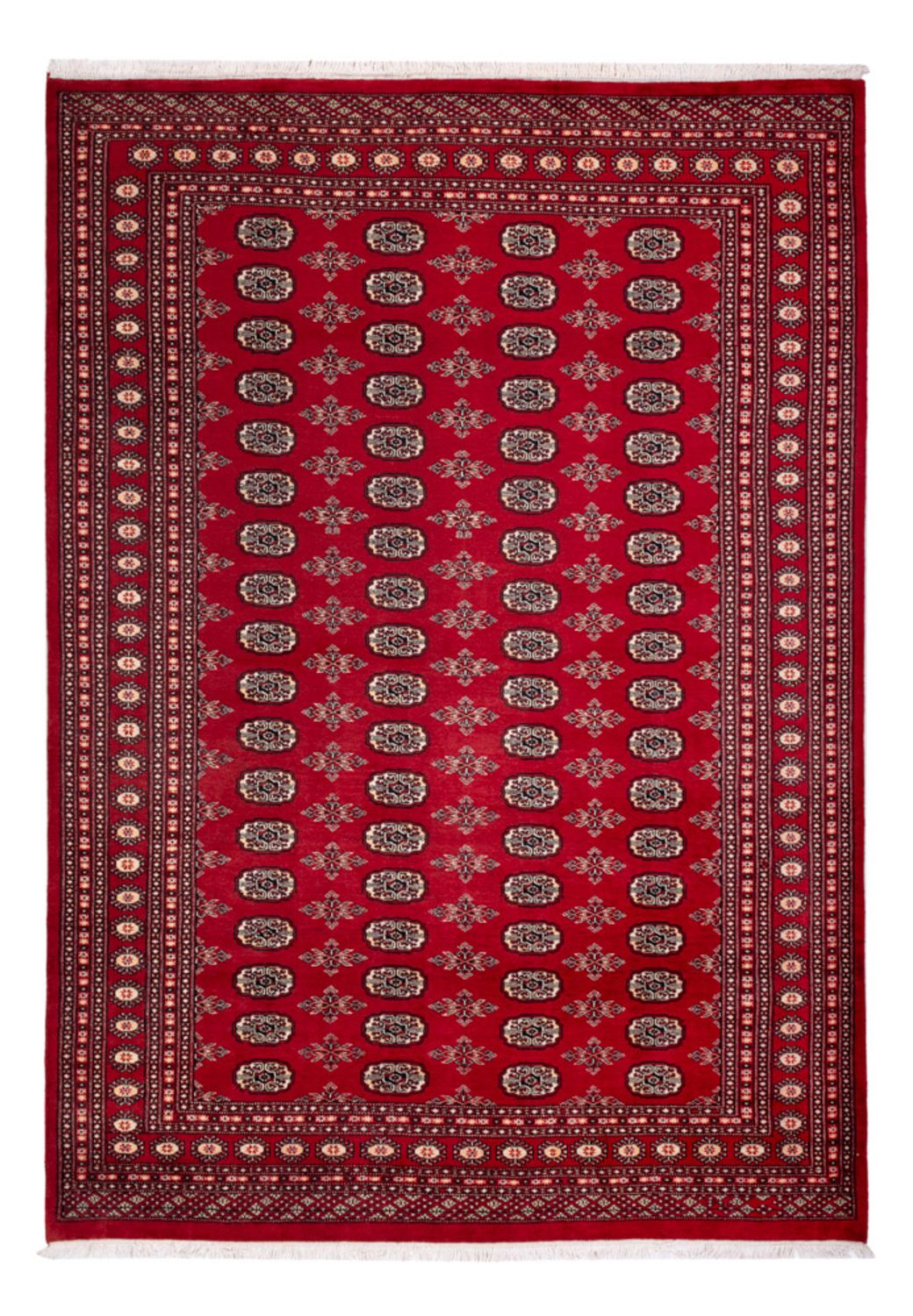 Afghan Rug - Bukhara - 297 x 213 cm - red