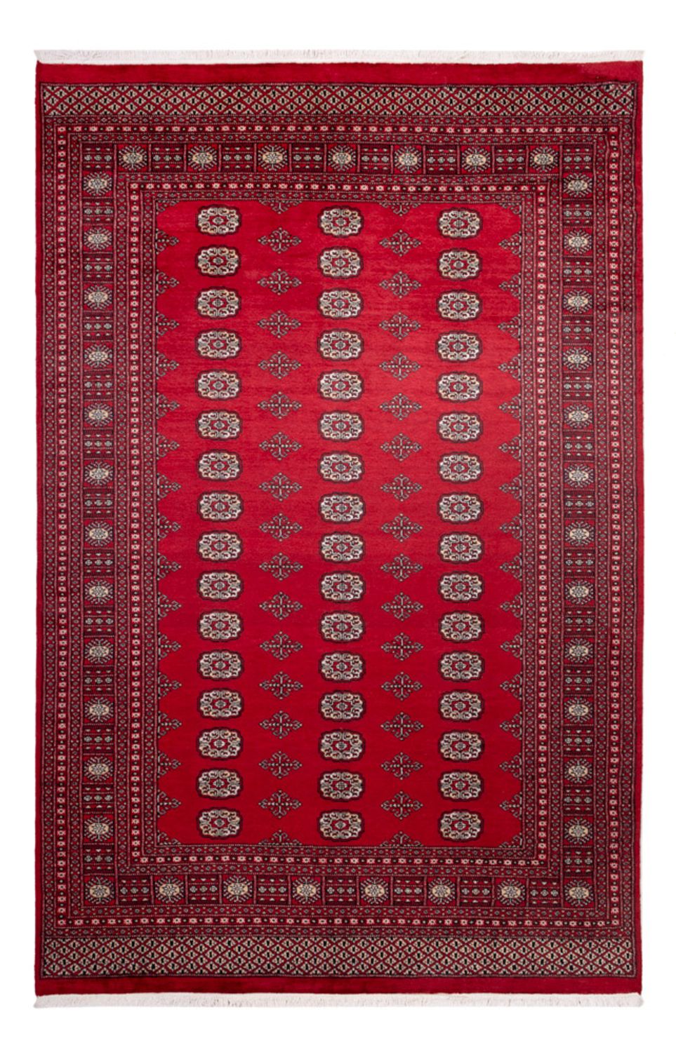 Afghan Rug - Bukhara - 306 x 197 cm - red